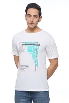 Round Neck Printed T-Shirt for Men 