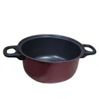 Aluminium Non-Stick Deep Frying Pan, Red, 20 cm, 2000 ml