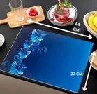 Grover Table Placemats for Kitchen/Dining Table Pack of 6 Blue Flower