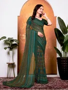 Georgette Printed Saree for Women 
