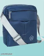 Polyester Cross Body Bag for Men, Blue