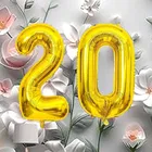 Foil Balloon for Birthday Celebration, No. 20 