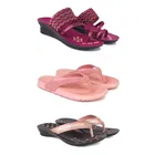 Combo of Heels with Slippers & Flats for Women 