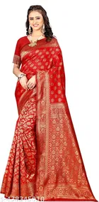 Banarasi Silk Zari Woven Saree for Women 