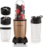 NutriPro Blender 500 W Juicer Mixer Grinder  (Nutri | 3 Jars | Gold)