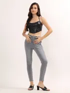 Cotton Slim Fit Jeans for Women 