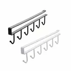 Pallavi Trading Multifunctional 6 Metal Door Hook Organiser, 2 Pc