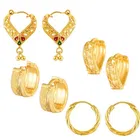 Gold Plated Designer Earrings Set for Women & Girls 