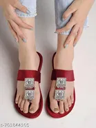 Solid Flat Sandals for Women 