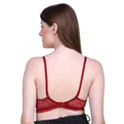 Cotton Blend Solid Push Up Bra for Women 