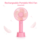 Immutable Preimum Quality Rechargeable Portable Mini Fan with 3 Speeds USB Rechargeable Fan Rechargeable Fan -Multicolor