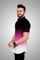 Men's Color Block Short Sleeves Shirt 