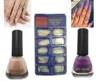 Combo of 2 Pcs Being Woman Nail Polishes & 100 Pcs Artificial Nail Tips 