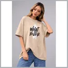 Oversized Cotton Blend T-shirts for Women 