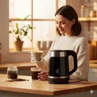 HF Steel Cooltouch Body Electric Kettle 