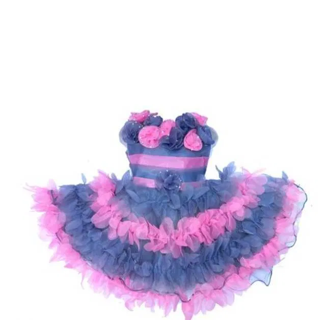 Lillions Best Designer Baby Doll Frock Dress For Girls (Pink, 6-12 month) (A-4)