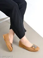 Shoetopia Beige Ballerinas 