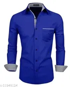 Men's Solid Full Sleeve Shirt 