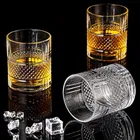 Afast Crystal Whiskey Glasses , Bar Glass for Whisky Glass Set 