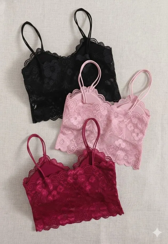 Cotton Solid Padded Bras for Women, Multicolour, Pack of 3 (30)