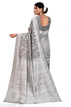 Cotton Zari Woven Saree for Women 