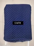 Plain Crepe Kurti Fabric for Women 