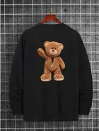 Fleece Printed Sweatshirt for Men 