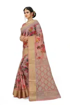 Art Silk Printed Saree for Women 