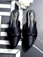 Shoetopia Black Mules Size 3.0