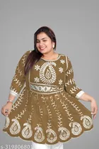 Georgette Chikankari Top for Women 