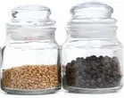Afast Glass Container Jar With Lid for Kitchen Storage Pop Jar Glass Jar Food Storage Containers For Storing Spices,Jam,Honey,Aachar,Sugar,Coffee Beans 