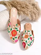 Shoetopia Solid Mules Multicolor Size 8