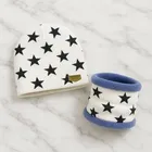 Woolen Printed Cap with Neck Warmer for Men 