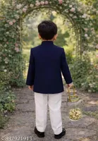 Embroidered Cotton Kurta Set for Boys 