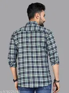 Polycotton Checked Shirts for Men, Multicolor 
