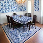 Polyester Embroidered Table Cloth 