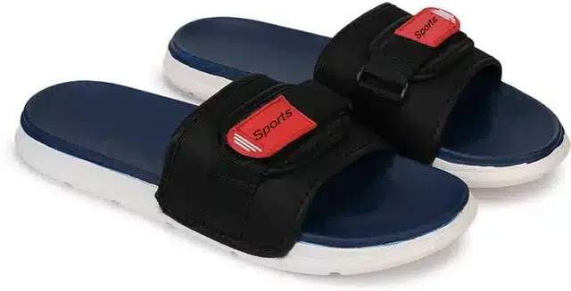 Bersache Kids Casual Flip Flops (Blue , 4) (VKI-64)