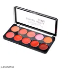10 Color Matte Lip Palette, Multicolor, Pack of 1