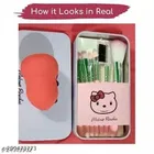 Makeup Brushes Set with Makeup Spong, Multicolor, Set of 2