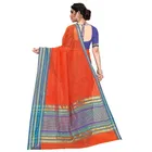 सिद्धिदाता टेक्सटाइल विमेंस कोटा डोरिया कॉटन साड़ी विद अन-स्टीट्च्ड ब्लाउज पीस 
