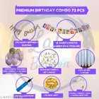 76 Pcs Balloons Decoration Kit, Multicolour, Set of 1