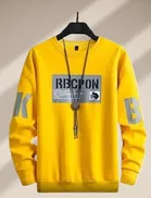 Fleece Printed Sweatshirt for Men 