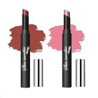 Skin Smoothie Lip Crayon Lipstick With Vitamin E & Avocado oil & Jojobal (Nude Brown & Berry) (Pack Of 2)