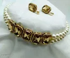 Women's Alloy Gold Plated Jewellery Set