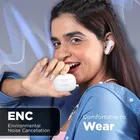 Aroma NB138 Ascrow Earbuds with ANC - 70H [Pearl White]