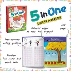Super Cute Toddlers Activity Bag + 5 in One English Writing Workbook 