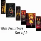 MDF 2 Pcs Designer Wall Painting for Home & Office 
