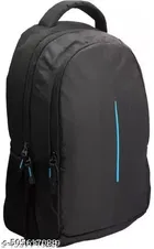 Polyester Backpack for Men & Women, Black