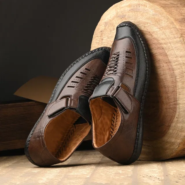 Sandals for Men (Brown, 7)