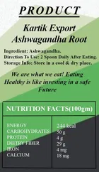 Kartik Export Ashwagandha Root - Asgandh - Withania Somnifera [ Height Growth & Stress Relief ] 